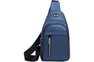 Brymthy Sling Backpacks Chest Shoulder Crossbody Purse Surper Light Handbag for Travel Running Cycling for Men (Blue 2)