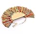 Women Tassel Earrings Gold Hoop Round Jewelry Big Fans White Ring Earrings