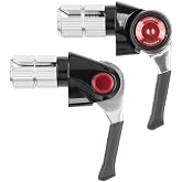 microSHIFT | Bar End Shifter Set | 10-Speed Road | Double/Triple | Shimano Compatible | Silver