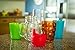 O-Sip! Silicone Sippy Lids (Pack of 3) - Spill-Proof Fun for Families! - BPA-Free, Fits on Glasses, Mason Jars & Cups - Reusable, Durable, & Kid-Friendly (Colors: Red, Green, Blue) - ModFamily