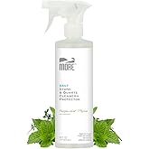 MORE Stone &amp; Quartz Cleaner + Protector - Water-Based Surface Spray - Granite, Quartz &amp; Marble Cleaner - For Kitchen &amp; Bathroom Countertops &amp; Floors - Peppermint-Thyme Essential Oil - Pint (16oz)
