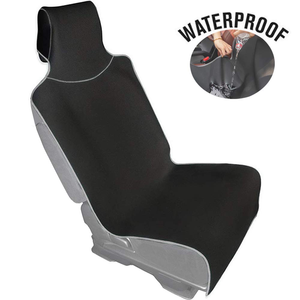 Somtton Waterproof Seat Covers Protector Auto Car Seat Cover Nonslip Backing To Protect Your Leather Car Seats Save Your Car Truck Suvperfect For