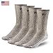 People Socks 4pairs Brown Large Unisex Merino Wool Socks
