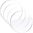 2 1/16" Round Plexiglass Sheet 12 Inch Diameter Clear Acrylic Circle Blanks Round Cake Disk Acrylic Sheet Plexiglass Table Top Round Acrylic Backdrop for DIY Projects and Crafts