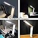 KEDSUM LED Portable Desk/Study Lamp with Rechargeable Battery, Cordless Foldable Lamp with 3 Lighting Mode Selection (Bright White)