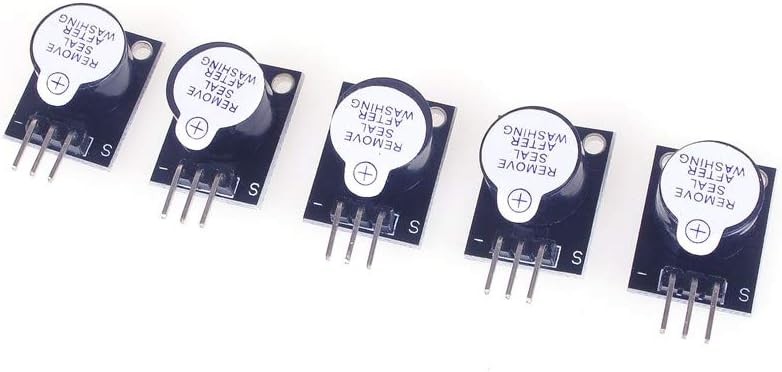 ANGEEK 5PCS KY-012 Active Buzzer Module for Arduino AVR PIC 3.5-5.5V