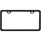 Plain license plate frame