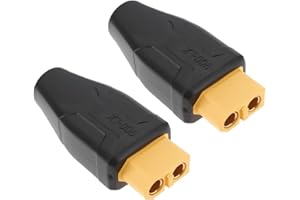 ECSiNG 2PCS XT60 Female to DC 5.5x2.1mm Female Adapter Compatible with TS100 Compatible with FPV Monitor Power