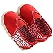 Binmer(TM) New Cute Solid Infant Anti-slip New Born Baby Shoes Boys Casual Shoes (6~12 Month, Blue) (6~12 Month, Red)