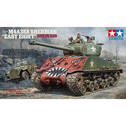 Tamiya 1/35 M4A3E8 Sherman Easy Eight w/GAZ67B