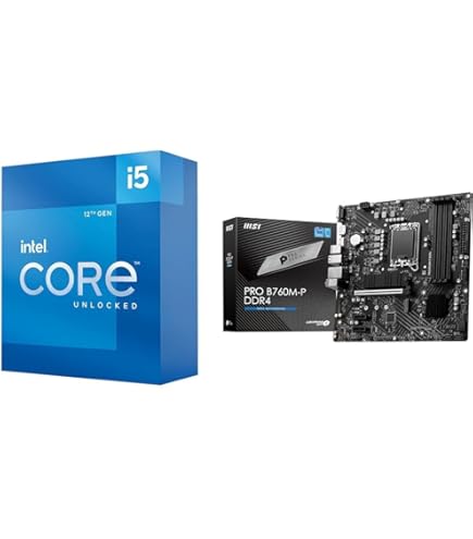 Amazon.com: Intel Core i5-12600K + GIGABYTE B760M DS3H DDR4