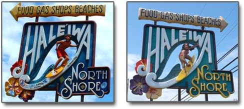 Amazon Co Jp ハワイ ノースショアの名物看板ウッドサインボード Haleiwa ハレイワ サーファーボーイ ホビー