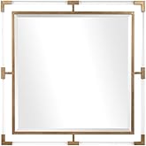 Uttermost 09714 Balkan - 40 Inch Square Mirror