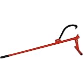 XROPURR 51" Timberjack Log Lifter, Adjustable Log Roller Cant Hook, Heavy Duty Steel Log Jack,Logging Tools for Rolling and Raising Up The Logs