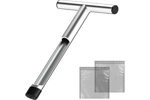 12 Inch Stainless Steel Soil Sampler Probe, T-Style Handle Soil Test Probe, Soil Probe for Soil Sampling, Soil Test Kit for P