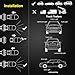 NAKOBO T10 194 168 175 2825 12961 W5W Error Free Non Polarity LED Interior Car Bulb 3SMD 3030 Chipset for Car Interior Dome Map Door Courtesy License Plate 6000K Pure White Lights (pack of 10)