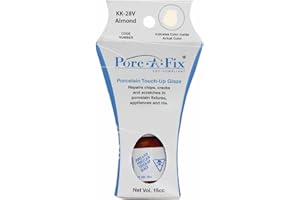 Porc-a-fix Touch Up Repair Glaze to Match Kohler, Almond VOC Compliant (KK-28V)