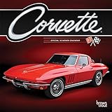 Corvette 2020 7 x 7 Inch Monthly Mini Wall Calendar, Chevrolet Motor Muscle Car by 