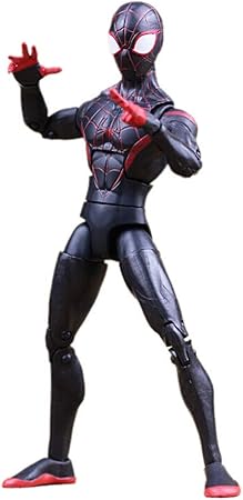 Gxhllyzy Marvel Movie Series Parallel Universe Spiderman 7 Inch Black Spiderman Action Figures Spiderman Toys 20 Joints Are Movable Amazon Co Uk Kitchen Home