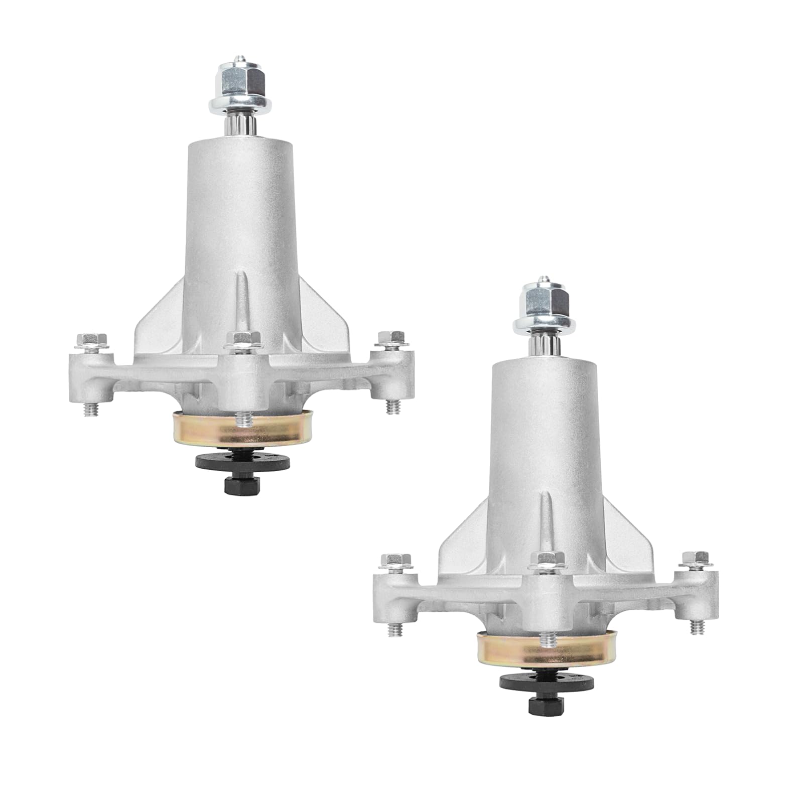 View 1 of (2 Pcs) 187292 192870 532187281 Mower Deck Spindle - Fits Craftsman Husqvarna Poulan Pro 532187292 587819701 587125401 567253301 587820301 - YTH22V46 YTH24V48 Mandrel Assembly for 42" 46" 48" 54 Deck