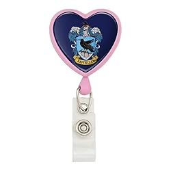 Harry Potter Ravenclaw Painted Crest Heart Lanyard