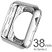 HOCO TPU Protective Case for Apple Watch iWatch Series 2 Plating Cover Shell Bumper Case Protector (Silver-38mm)
