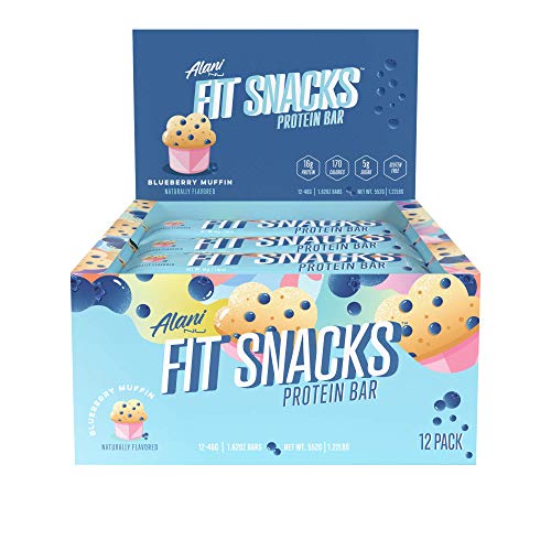 Alani Nu Fit Snack Protein Bar, GlutenFree Bars, 16g Protein, Low