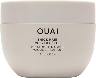 OUAI Thick Hair Treatment Masque Almond Olive Keratin 236ml
