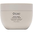 OUAI Thick Hair Mask - Deep Conditioning Hair Mask with Almond Oil, Olive Oil, & Hydrolyzed Keratin to Restore Damaged Strands - Phthalate & Paraben Free (8 fl oz)