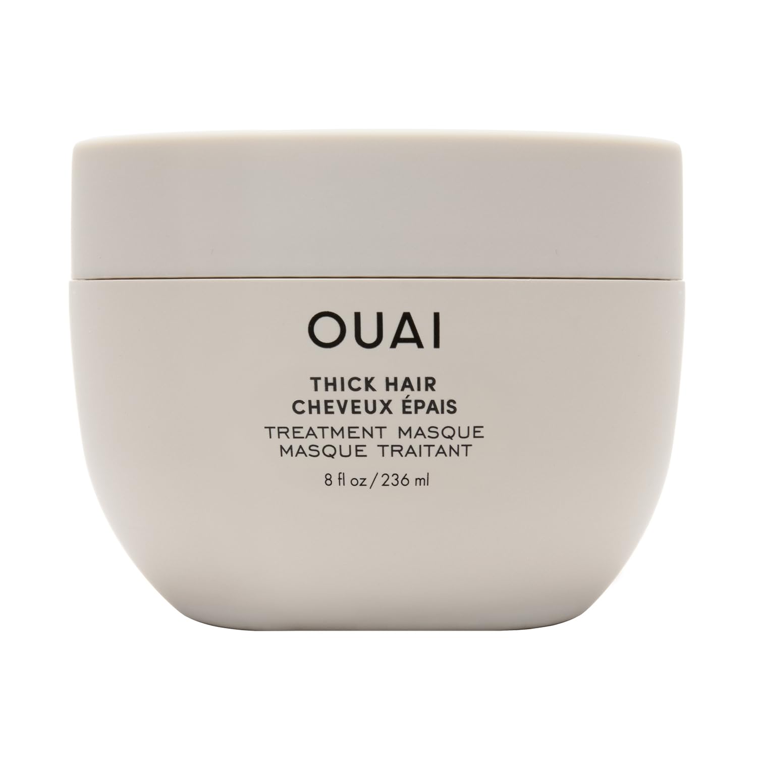 OUAI Thick Hair Treatment Masque - Almond Oil, Olive Oil & Hydrolyzed Keratin to Repair & Restore Damaged Hair - Softens, Smooths & Strengthens - Phthalate & Paraben Free Hair Masque - 236ml