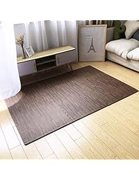 LaFamille - Alfombra de suelo de madera granulada 6 12 baldosas de espuma entrelazada para niños, gimnasio, sótano 2 x 2 pies