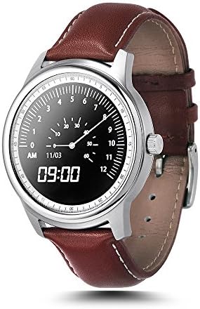 Elftear LEM1 Bluetooth Smart Watch MTK2502 1.33inch HD IPS Screen Sport Smartwatch for Android IOS Phones (Silver)