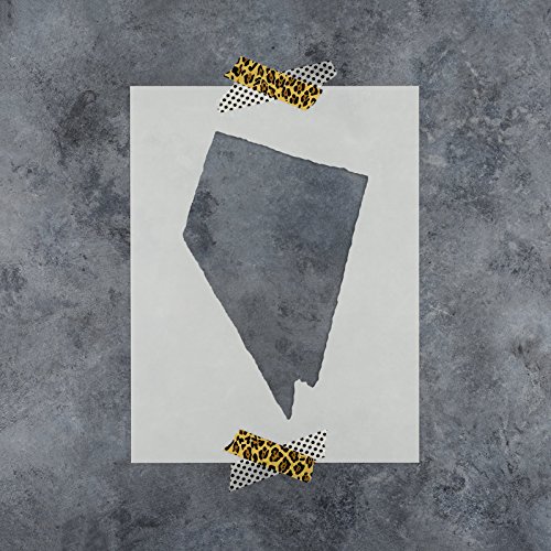 Nevada State Stencil Template - Reusable Stencil with Multiple Sizes Available