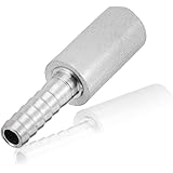 Joywayus Aeration Stone 0.5 Micron Stainless Steel Oxygenation Diffusion Stone 3/8" Barb for Home brewing Wine Beer Soda