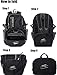 Backpack - Lightweight Backpacks for Travel Hiking - Daypack for Women Men (Black)
