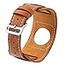 V-MORO Compatible with Apple Watch Band 38mm 40mm Series 4/3/2/1 Cuff Bracelet Leather Band for Apple Watch Series 4,3,2,1, Sport, Replacement for Hermes, Nike+, Edition, (Cuff Bracelet Brown 38mm)