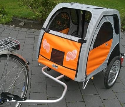Comfort Wagon Petego L Gefederter Fahrradanhanger Mit