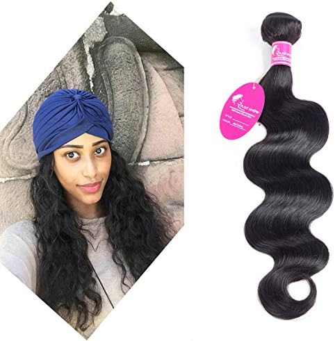 JUST SHOW Human Hair Bundles Body wave Mix Size With Closure Beautifull Quality Extension Natural Black Color Full Head Virgin Remy Hair (18")