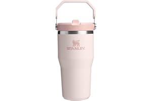 Stanley IceFlow 2.0 Flip Straw Tumbler with Handle 20 oz | Twist On Lid and Flip Up Straw | Leakproof Water Bottle | Insulate