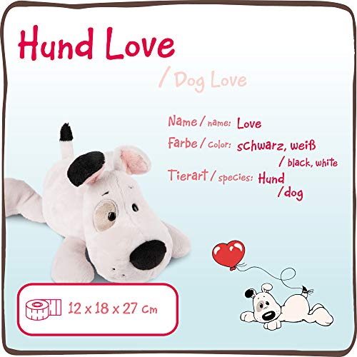 NICI 46076 Kuscheltier Love Hund 27cm liegend, aus Plüsch, süßes Stofftier für Kinder und Kuscheltierliebhaber – Bild 4