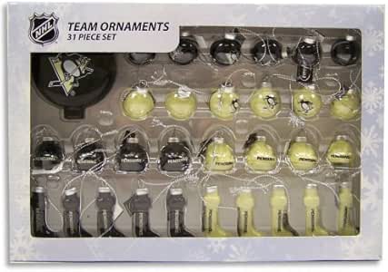 Forever Collectibles Pittsburgh Penguins NHL Blown Glass Tree Top
