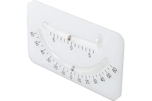 Marine Clinometer for Sailboats, Angle Level with Night Double Tube, 153mm PP Inclinometer for Boats, Yachts, Fishing Vessels