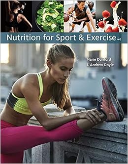 Nutrition for Sport and Exercise Nutrition for Sport and Exercise