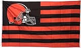 New Cleveland Browns Flag, 3 x 5 Feet for Indoor or Outdoor Use, Dawg Pound Nation
