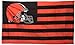 New Cleveland Browns Flag, 3 x 5 Feet for Indoor or Outdoor Use, Dawg Pound Nation