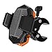 TaoTronics Bike Phone Mount, Phone Holder for Bike with Universal Cradle Clamp for iOS & Android Smartphones, Bicycle Holder with One-Button Release, 360° Rotatable Joint & Triple Protections