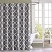 Madison Park MP70-1286 Saratoga Shower Curtain 72x72 Grey, 72 x 72