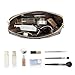 CHICECO Large Makeup Bag Toiletry Bag for Women Skincare Cosmetic Pouch - Grey