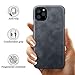 iPhone 11 Pro Max Leather Case Slim Thin iPhone 11 Pro Max Case Leather Anti-Scratch Protective Phone Cover Cases for Apple iPhone 11 Pro Max 6.5” 2019 (Gray)
