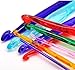 WM King Pack of 9 Acrylic Crochet Hooks 3.0mm-12mm in a Plastic Wallet/case